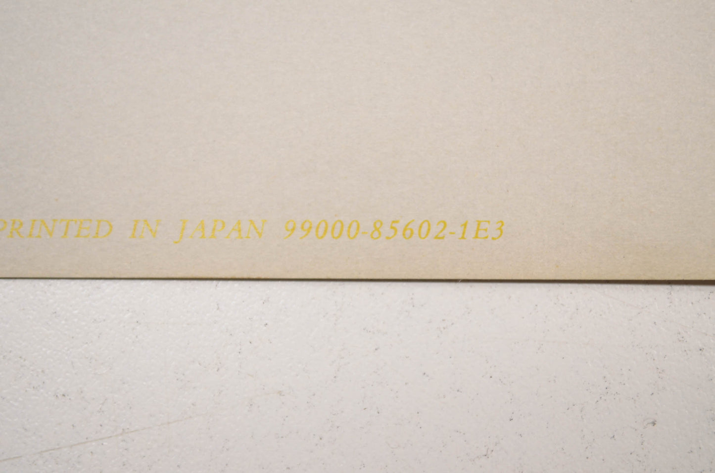 OEM Suzuki 99000-85602-1E3 GS450S Service Manual Supplement
