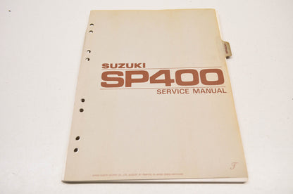 OEM Suzuki 99500-44010-03E SP400 Service Manual