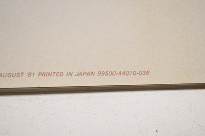 OEM Suzuki 99500-44010-03E SP400 Service Manual