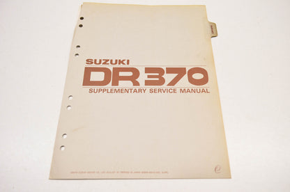 OEM Suzuki 99500-44010-03E DR370 Supplementary Service Manual