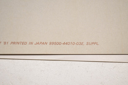 OEM Suzuki 99500-44010-03E DR370 Supplementary Service Manual