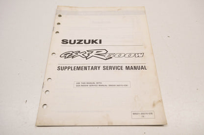OEM Suzuki 99501-35070-03E R600W Service Manual