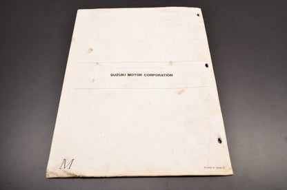 OEM Suzuki 99501-37130-03E GSXR750 Supplementary Service Manual