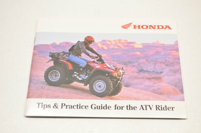 OEM Honda 51ATV600, 00X51-ATV-6000 Tips & Practice Guide For The ATV Rider NOS