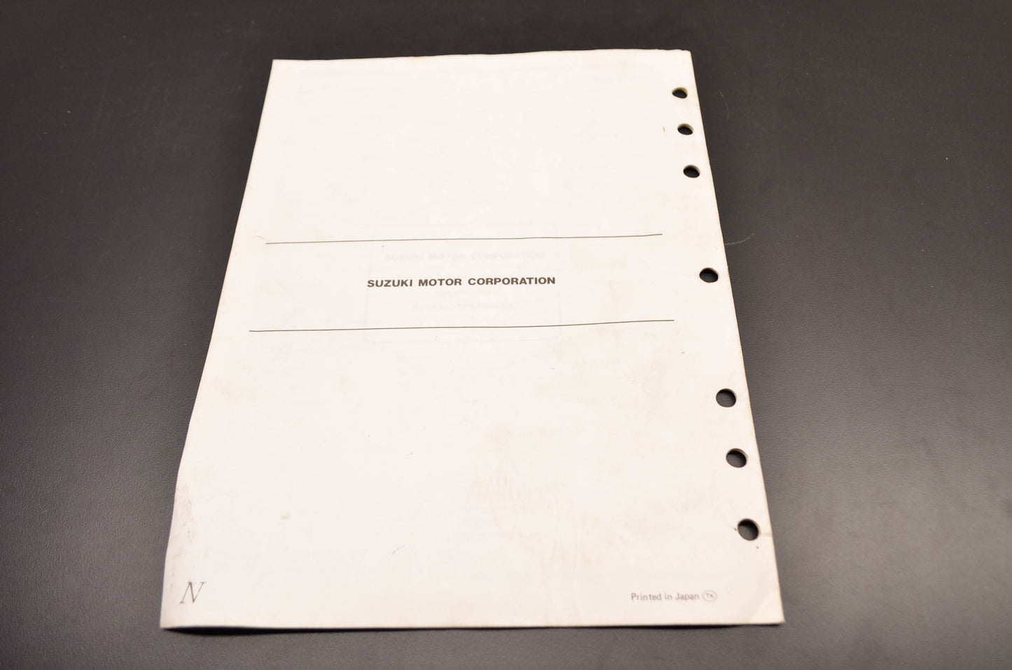 OEM Suzuki 99501-35060-03E Katana GSX600F Supplementary Service Manual