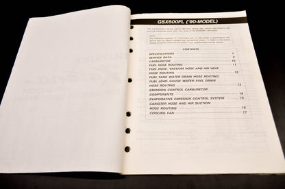 OEM Suzuki 99501-35050-03E Katana GSX600F Supplementary Service Manual