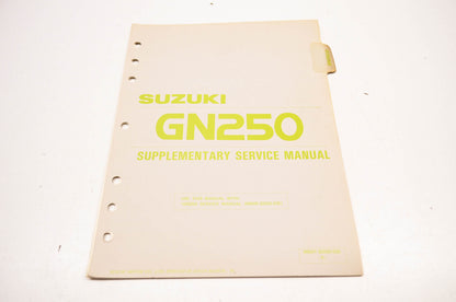 OEM Suzuki 99501-32030-03E GN250 Supplementary Service Manual