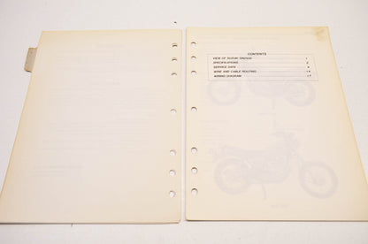 OEM Suzuki 99501-32030-03E GN250 Supplementary Service Manual