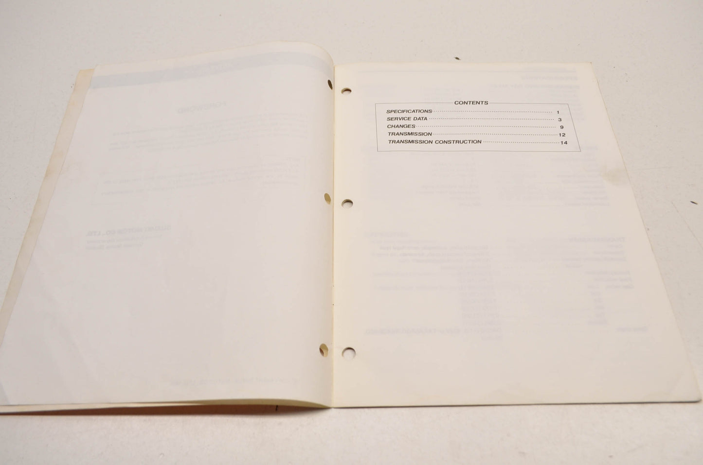 OEM Suzuki 99501-41100-01E ALT125 Supplementary Service Manual