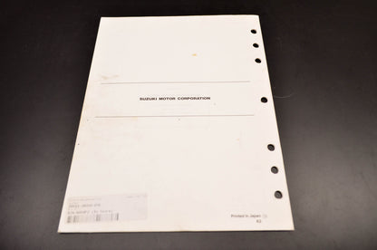 OEM Suzuki 99501-39330-03E GSX1300R Supplementary Service Manual