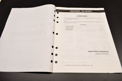 OEM Suzuki 99501-46050-03E DR650S Service Manual