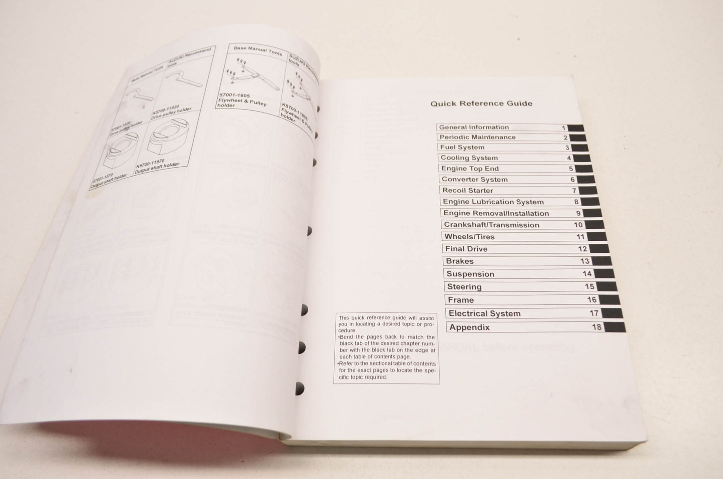 OEM Suzuki LT-V700F Service Manual