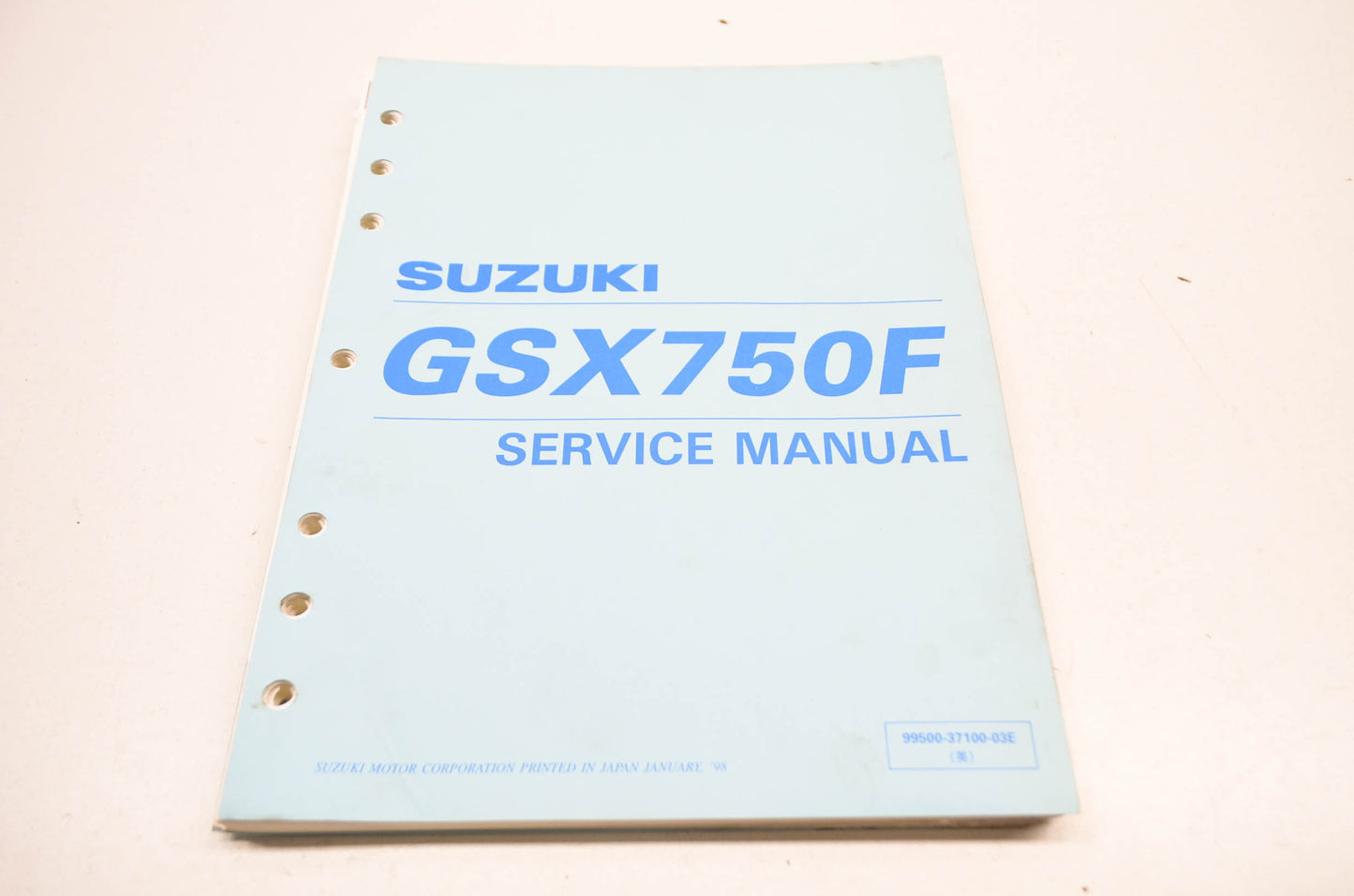 OEM Suzuki 99500-37100-03E GSX750F GSF600S Serv. Manual