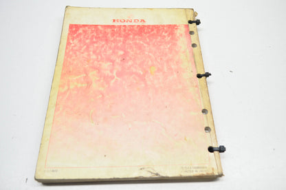 OEM Honda 85-87 TRX250 Fourtrax 250 Service Manual