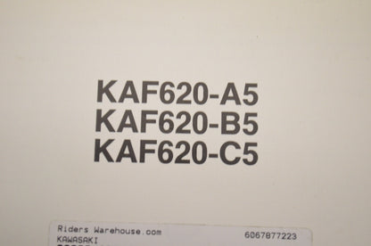 OEM Kawasaki 99920-1891-01 Owner's Manual KAF620A6