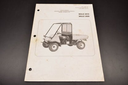 OEM Kawasaki 99931-1237-01 Assembly & Preparation Manual KAF540C1