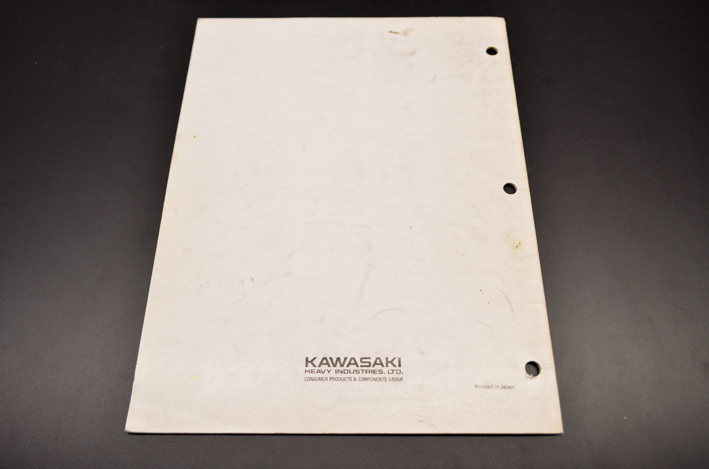 OEM Kawasaki 99931-1237-01 Assembly & Preparation Manual KAF540C1