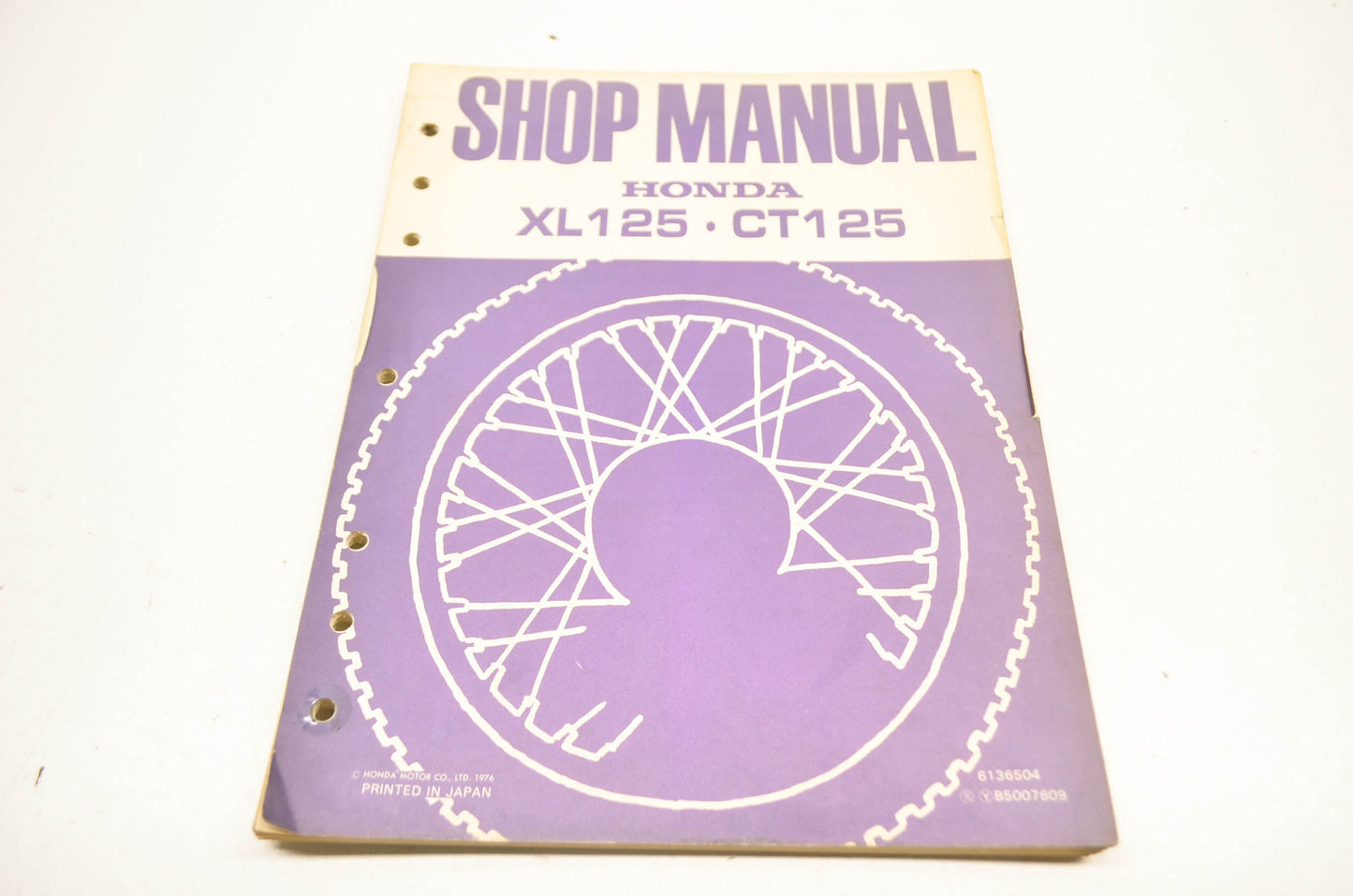 OEM Honda 6136504 XL CT125 Shop Manual