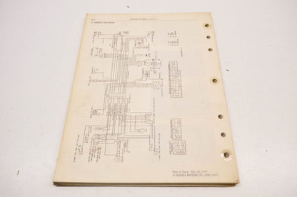 OEM Honda 6136504 XL CT125 Shop Manual