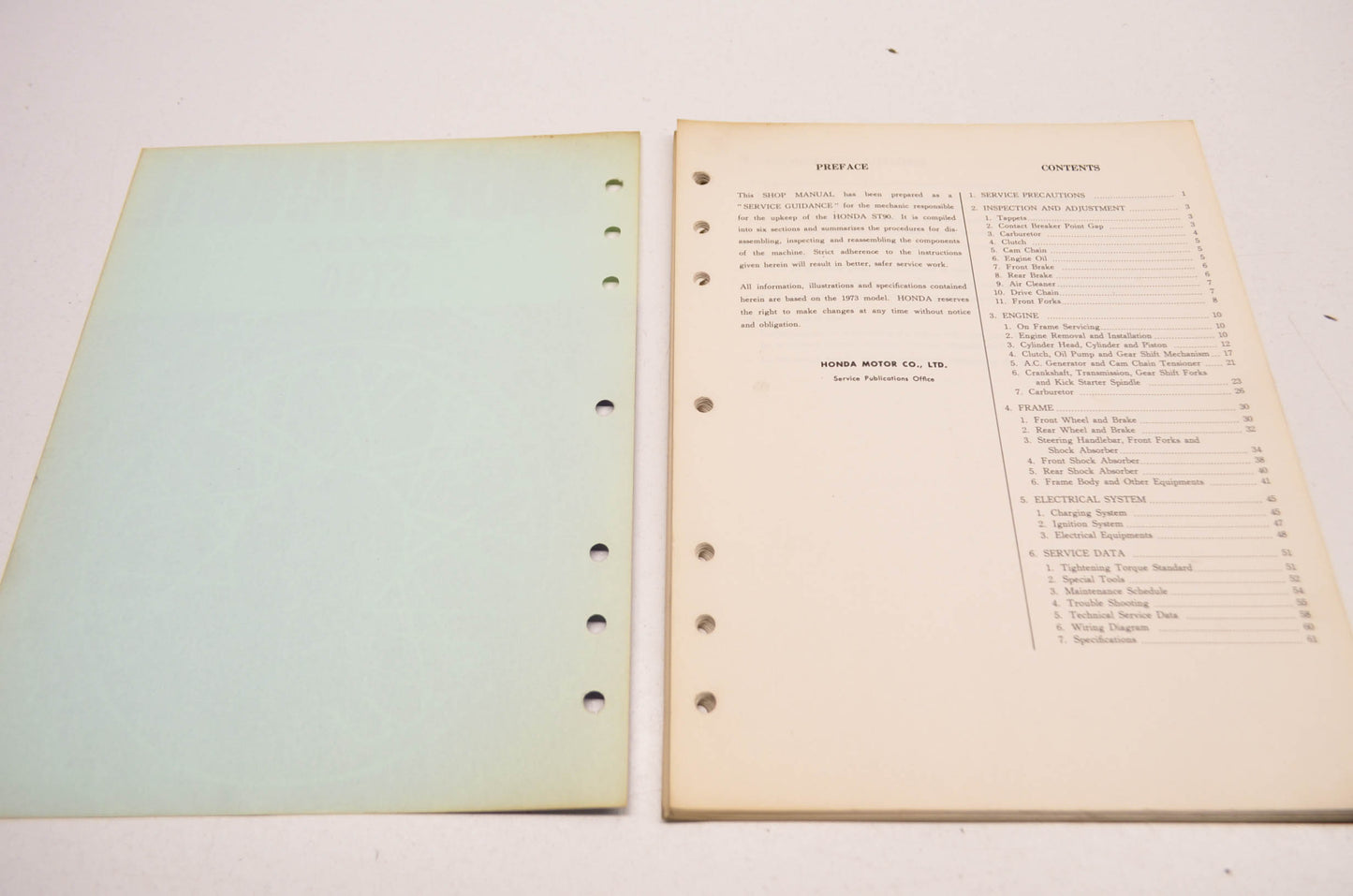 OEM Honda ST90 Shop Manual