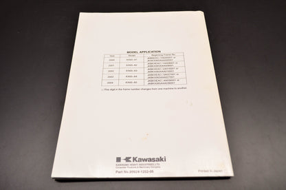 New OEM Kawasaki KX65 Service Manual  NOS