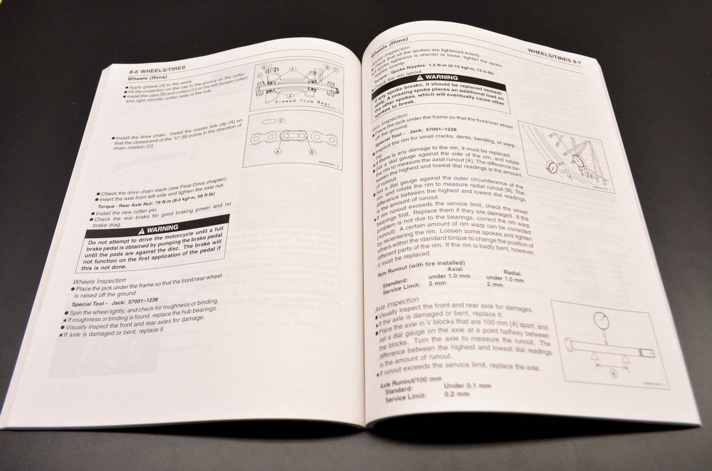 New OEM Kawasaki KX65 Service Manual  NOS