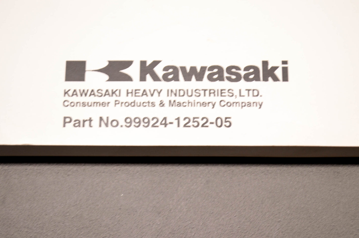 New OEM Kawasaki KX65 Service Manual  NOS