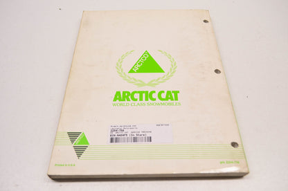 OEM Arctic Cat 1992 Snowmobile Service Training Manual