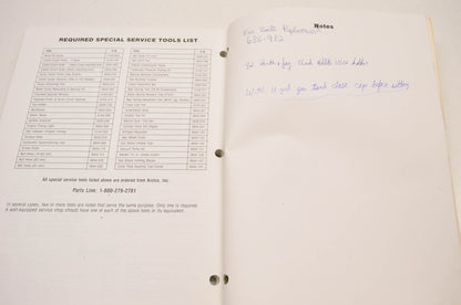 OEM Arctic Cat 1992 Snowmobile Service Training Manual