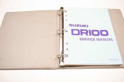 OEM Suzuki DR100 Service Manual