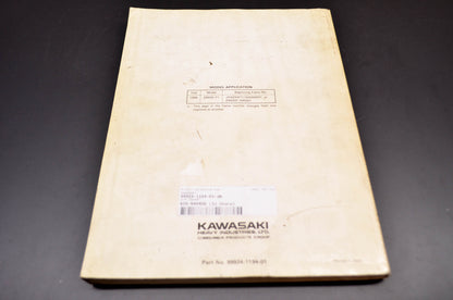 OEM Kawasaki 99924-1184-01 Service Manual ZX600F