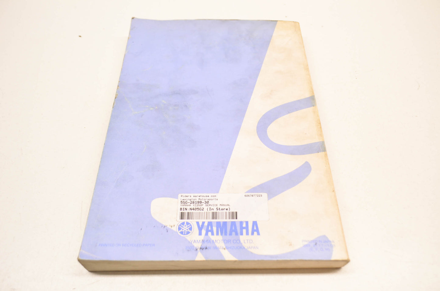 OEM Yamaha YZ250F Owner's Service Manual