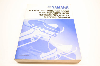 OEM Yamaha LIT-12618-RX-00 Service Manual RX10K/MK/MSK/RK/RSK