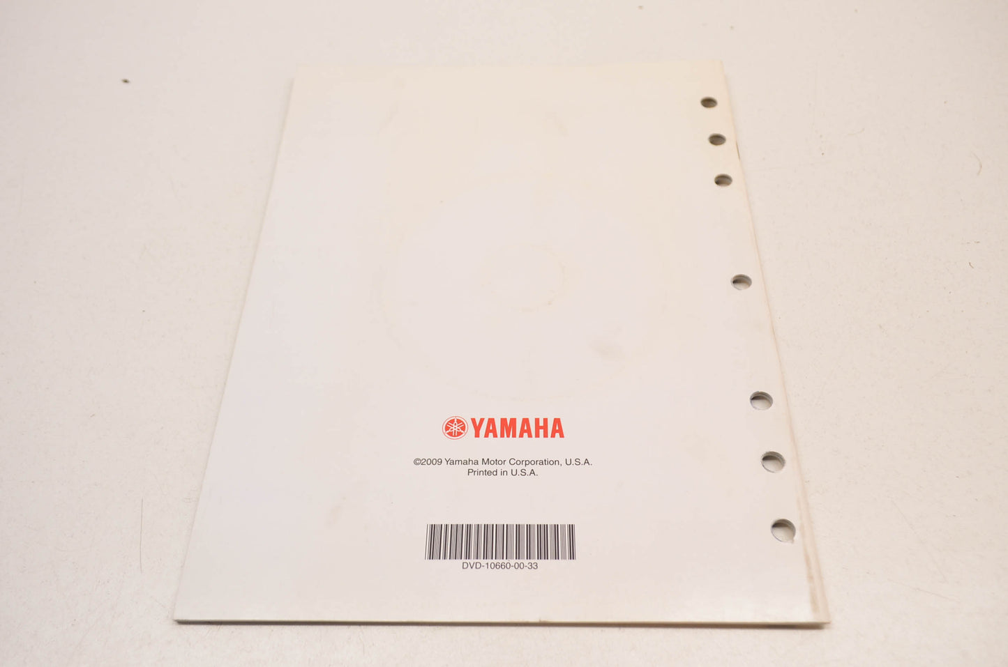 OEM Yamaha DVD-10660-00-33 Fuel Injection Systems Manual with DVD NOS