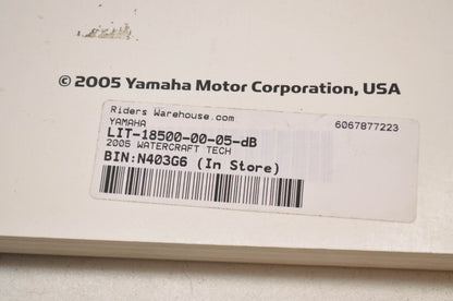 OEM Yamaha LIT-18500-00-05 Technical Update 2005 Watercraft