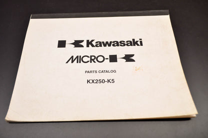 OEM Kawasaki 99960-0081-01 KX250 K5 Parts Catalog