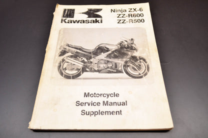 OEM Kawasaki 99924-1161-63 Service Manual Supplement ZX600E