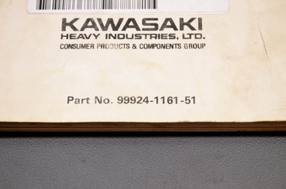 OEM Kawasaki 99924-1161-63 Service Manual Supplement ZX600E