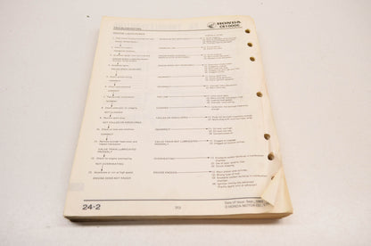 OEM Honda CB1000C Shop Manual