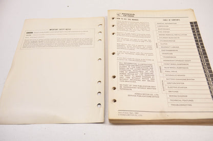 OEM Honda CB1000C Shop Manual