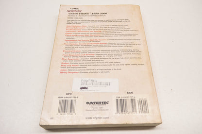 Clymer Suzuki GS500 Twins Service Manual 89-00 GS500 Twins.