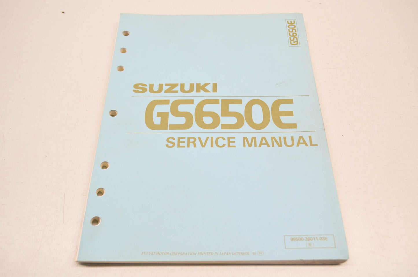 OEM Suzuki 99500-36011-03E GS650E 1981-82 Service Manual