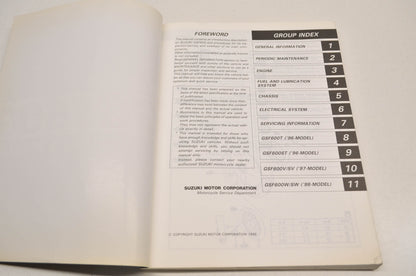 OEM Suzuki 99500-35043-01E GSF600/S Service Manual