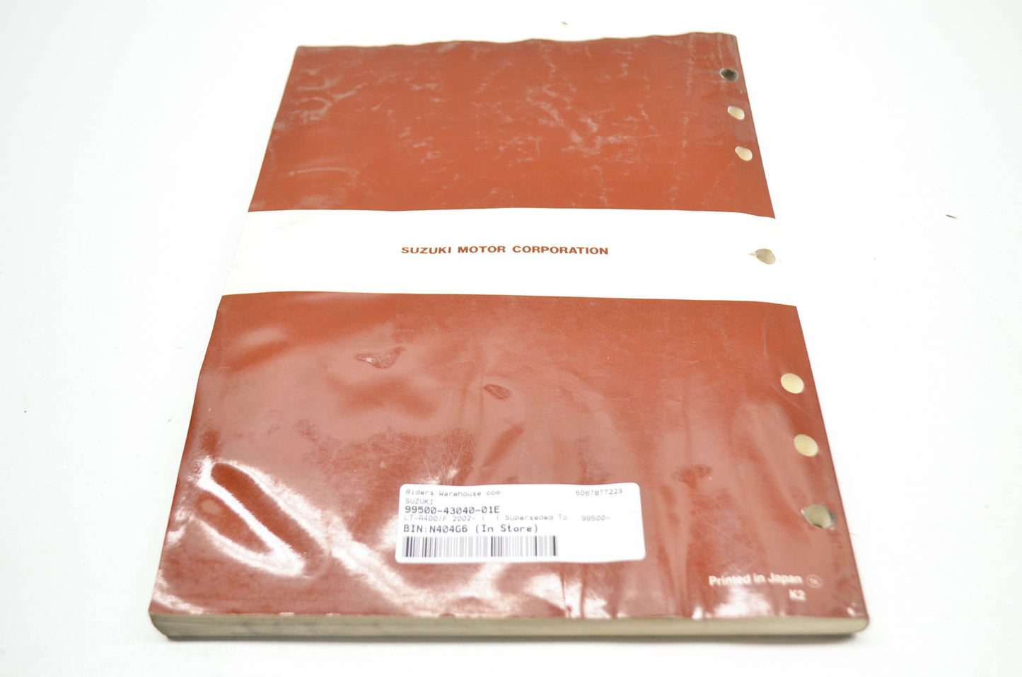 OEM Suzuki 99500-43040-01E Service Manual LT-A400/F