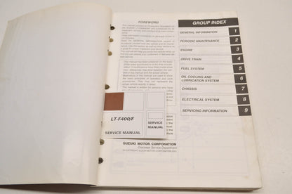 OEM Suzuki 99500-43050-01E Service Manual LT-400/F