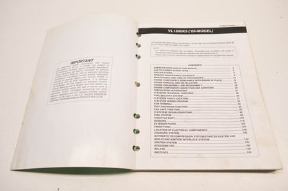 OEM Suzuki VL1500 Supplementary Service Manual