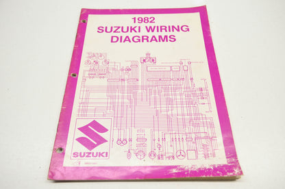 OEM Suzuki 99923-13821 82 Z Model Wiring Diagram Manual