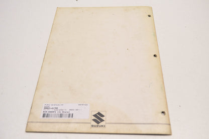 OEM Suzuki 99923-81755 81 X Model Wiring Diagram Manual