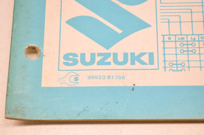 OEM Suzuki 99923-81755 81 X Model Wiring Diagram Manual