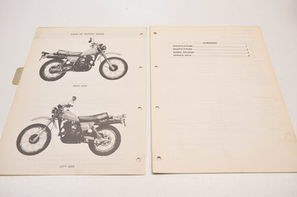 OEM Suzuki 99501-45010-03E SP500 Supplementary Service Manual